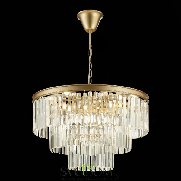 SL1624.203.12 Люстра подвесная ST-Luce шампань/прозрачный E14 12*40W ERCOLANO