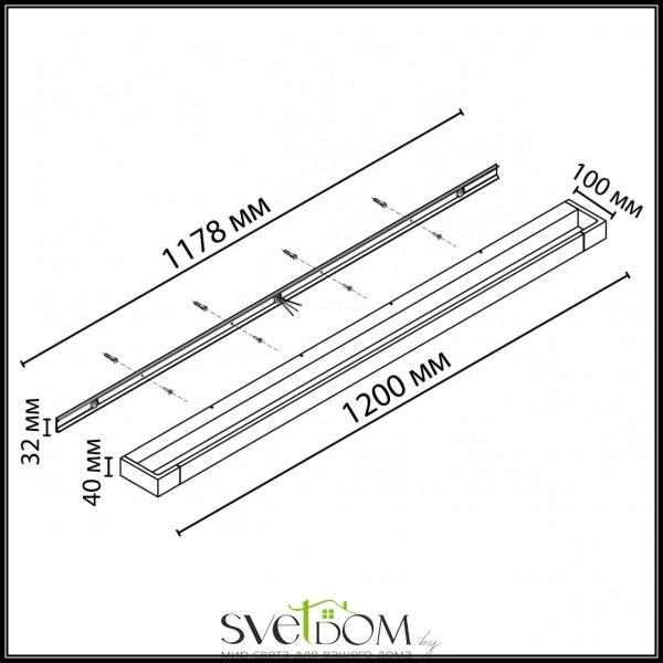 3887/36WL HIGHTECH ODL26 495 поворотный светильник белый/металл IP44 LED 36W 2700Лм 4000K 220V ARNO