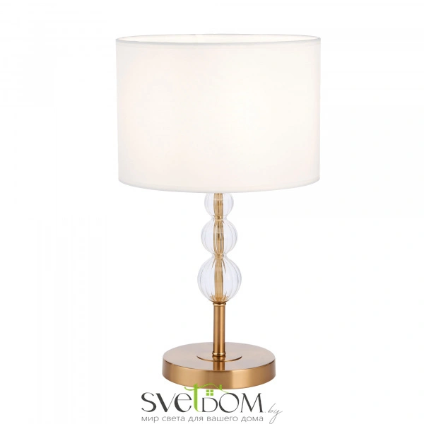 SLE105714-01 Прикроватная лампа Латунь, Прозрачный/Белый E14 1*40W RAMER