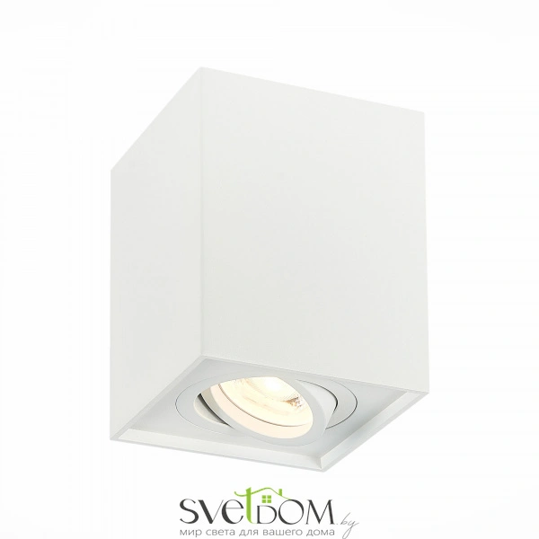 ST109.507.01 Светильник потолочный Белый GU10 1*50W  L100xW100xH123 220V Без ламп Накладные светильники