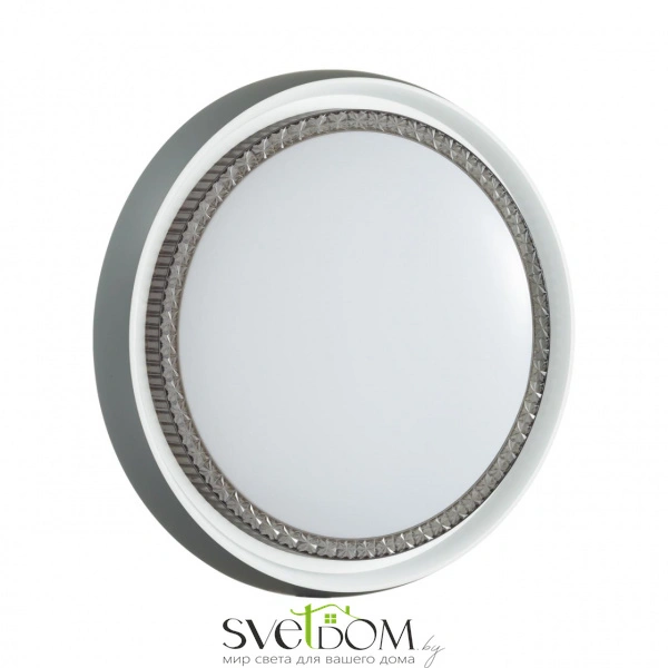 7644/ELN PALE SN 186 Светильник пластик/белый/серый LED 76Вт 3000/4000/6000К D520 IP43 CCT RAHIG