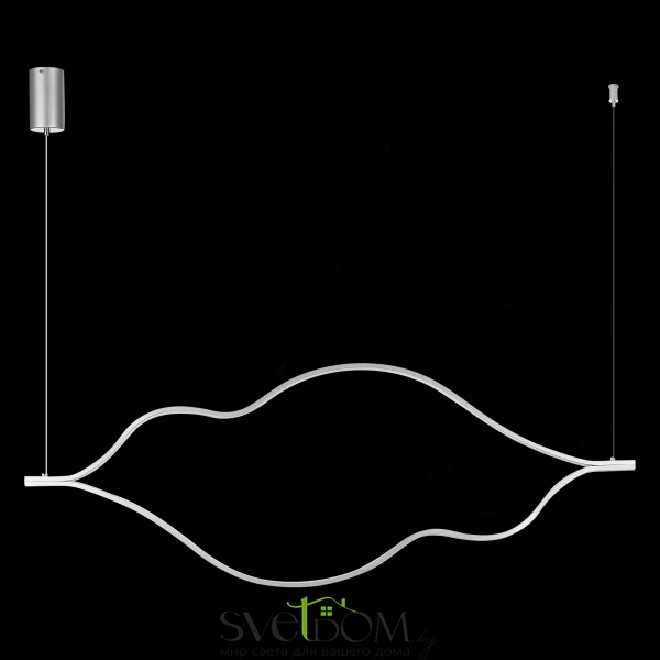 SL6106.103.65 Светильник подвесной ST-Luce Никель/Белый LED 1*65W 4000K CORTILE