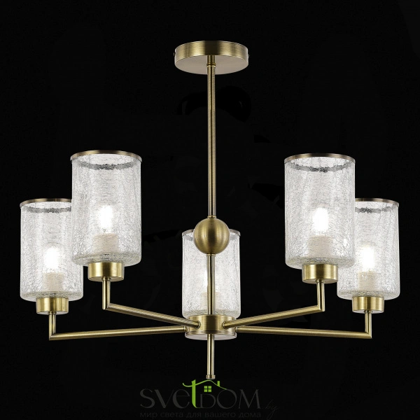 SLE1046-302-05 Светильник потолочный Бронза/Прозрачный E27 5*60W VESTRE