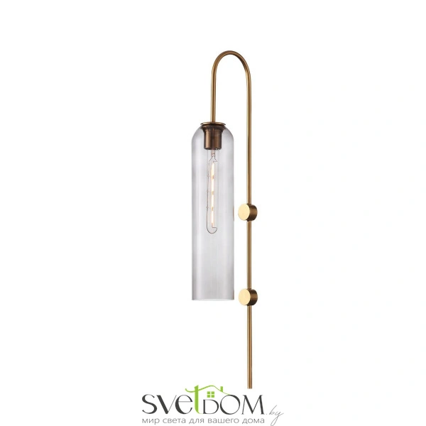 SL1145.341.01 Светильник настенный ST-Luce Латунь/Дымчатый E27 1*60W CALLANA
