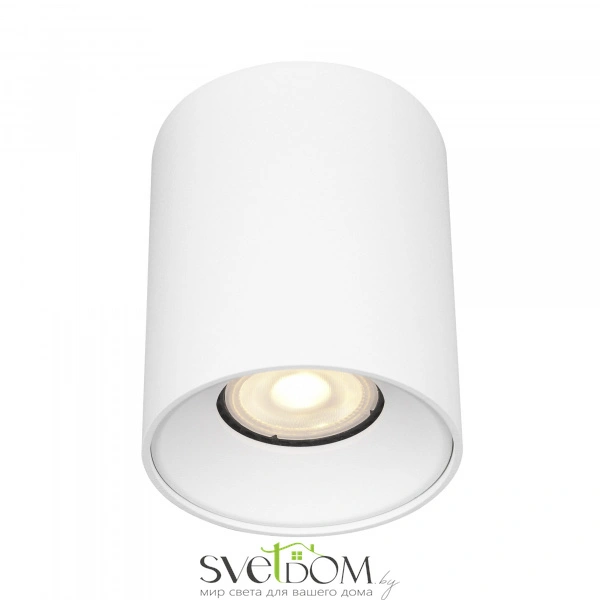 ST167.502.01 Светильник потолочный Белый GU10 1*50W IP20 D80xH95 220V Без ламп Накладные светильники