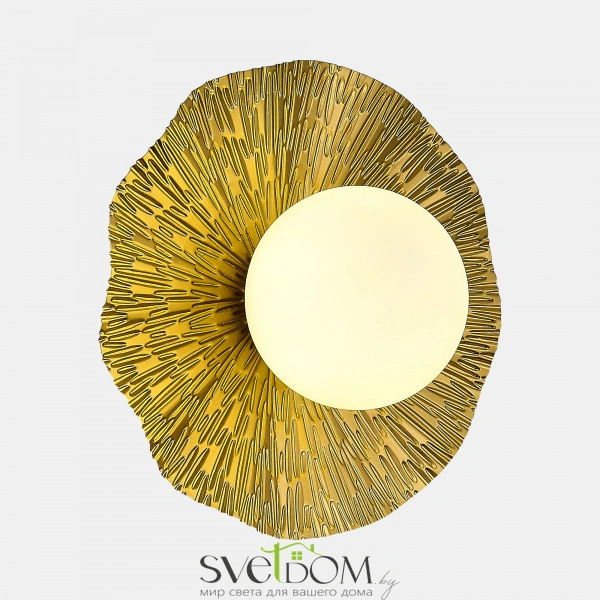 SLE1196-301-01 Светильник настенный Латунь/Белый G9 1*5W 4000K LOREA