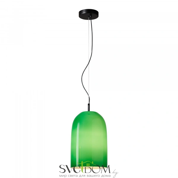 SL2001.413.01 Светильник подвесной ST-Luce Черный/Зеленый E27 1*60W MILO