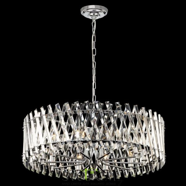 Citilux Ингвар CL334291 Люстра подвесная хрустальная Хром