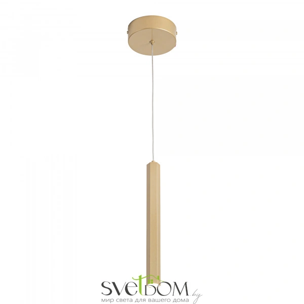 ST614.203.06 Светильник подвесной ST-Luce Золотистый/Золотистый LED 1*6W 4000K Подвесные светильники