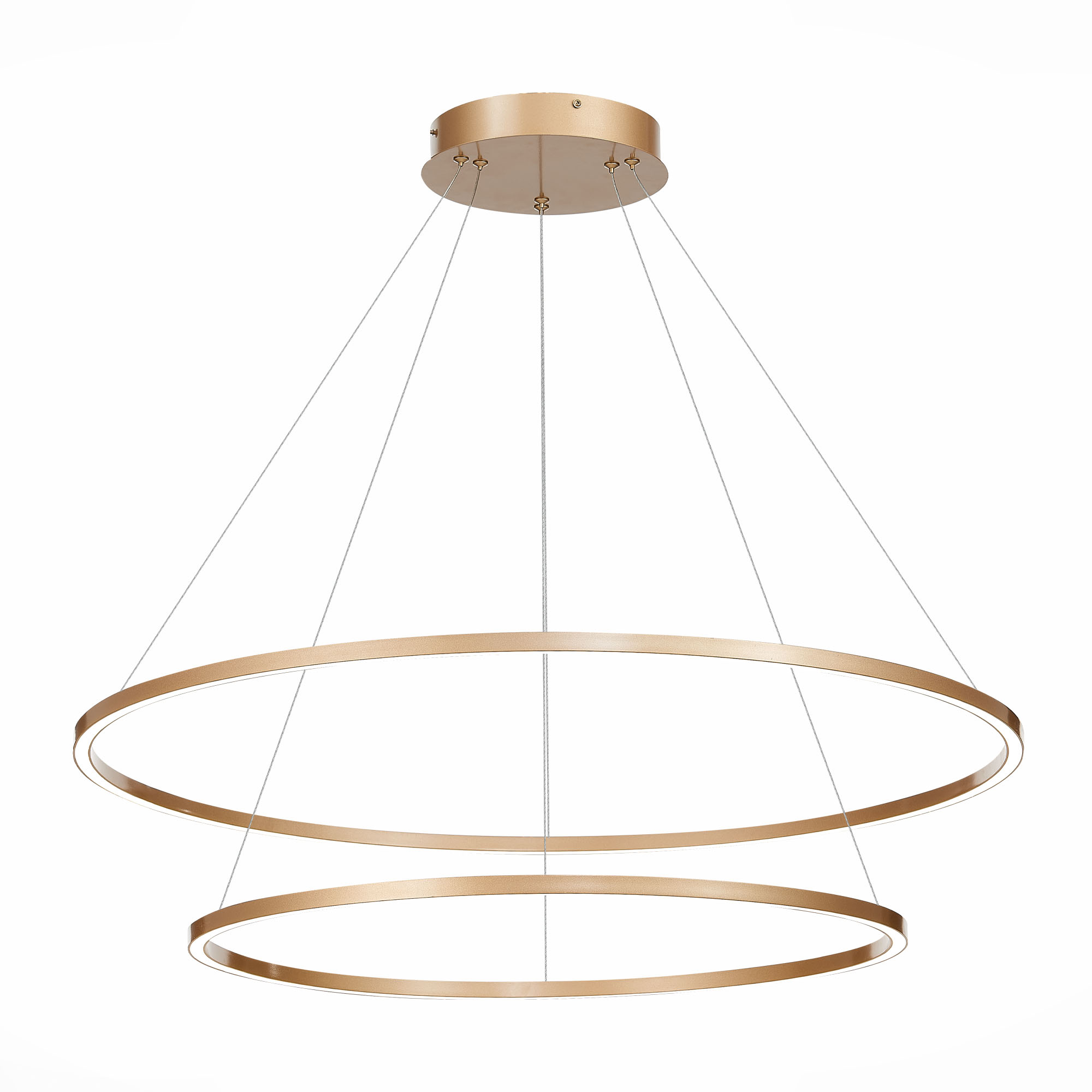 ST605.243.91 Светильник подвесной ST-Luce Золотистый/Белый LED 1*91W 4000K Подвесные светильники ST LUCE