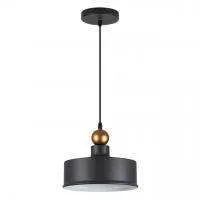 4088/1 PENDANT ODL19 377 темн.серый/золотой Подвес Е27 1*40W BOLLI