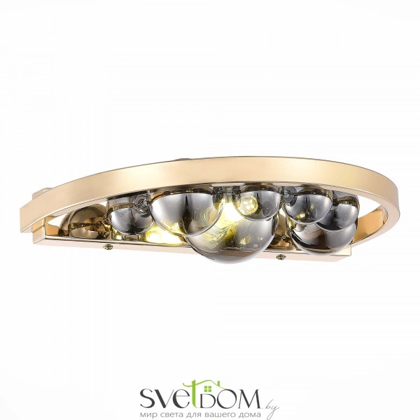 SL1510.201.01 Бра ST-Luce Французское золото/Дымчатый G9 1*5W OLMI