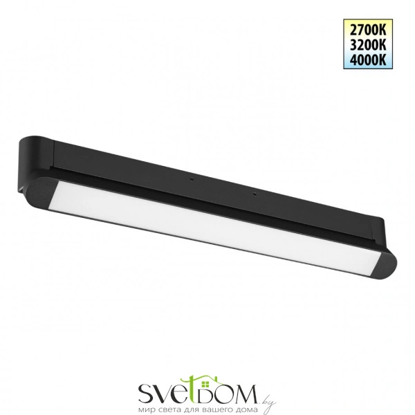 359800 OVER NT25 400 черный Светильник накладной с перекл. цв. температуры IP20 LED 24W 180-265V 2700К/3200К/4000К ITER