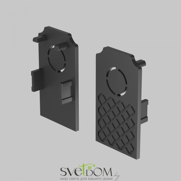 Заглушки к встраиваемому шинопроводу Exility 2 шт. черный TRA034EC-42B