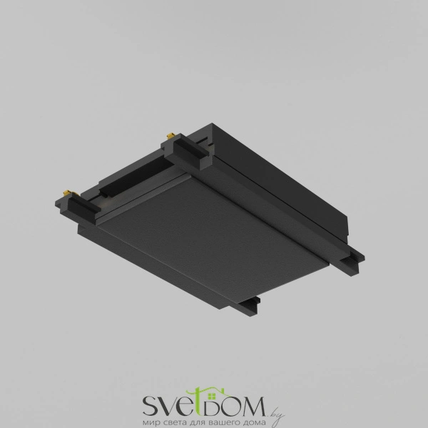 Коннектор питания прямой Radity черный TRA084C-11B