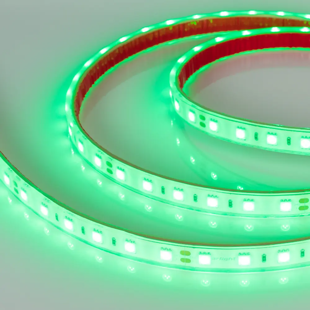 Светодиодная лента герметичная RTW-PFS-B60-13mm 24V Green (14.4 W/m, IP68, 5060, 5m) Arlight 033789 Arlight