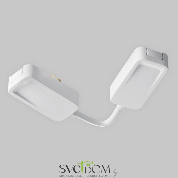 Коннектор питания угловой Radity встраиваемый белый TRA084CPC-W-12