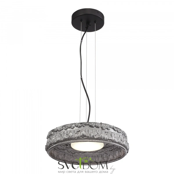 SL6143.413.01 Светильник подвесной ST-Luce черный/дымчатый LED 1*15W 4000K ANTIKE