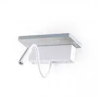 3869/8WL HIGHTECH ODL19 289 седой дуб с белым/дерево Настен.светильник LED 8W 560Лм 3000К WOODY