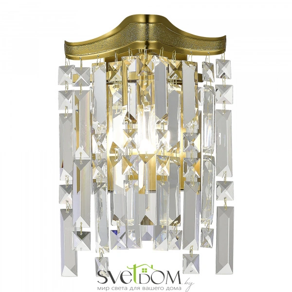 SL1659.301.01 Светильник настенный ST-Luce Латунь/Прозрачный E14 1*60W OFELIA