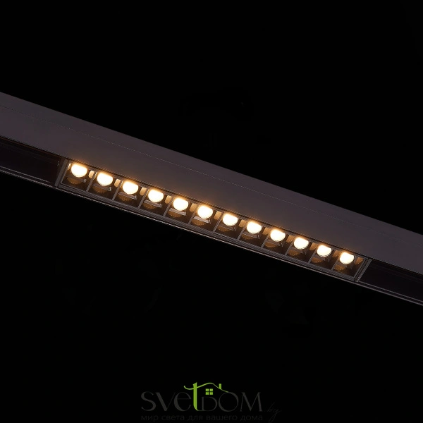 ST361.436.12 Магнитный трековый светильник Черный LED 1*12W 3000K 1 009Lm Ra>90 36° IP20 L222xW22xH4 SKYLINE 48