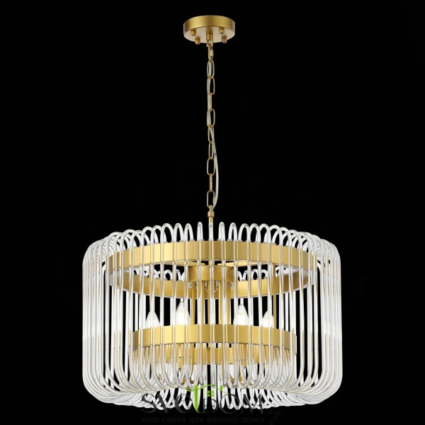 SL1228.203.06 Люстра подвесная ST-Luce Золотистый/Прозрачный E14 6*40W GROSSETO