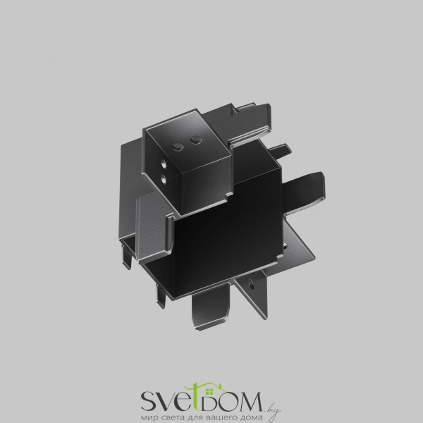 Коннектор угловой внутренний Radity встраиваемый черный TRA084CT-12B