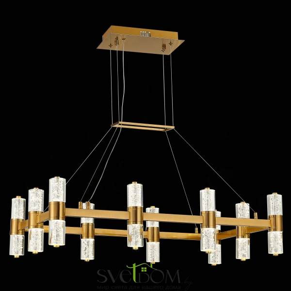 SL6007.203.20 Люстра подвесная ST-Luce Латунь/Прозрачный LED 20*2,5W 4000K GEMINA