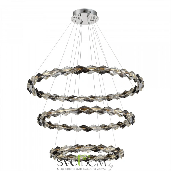 SL6009.103.03 Люстра подвесная ST-Luce Золотистый/Прозрачно-Дымчатый LED 1*75W 3000K DIAMANTA