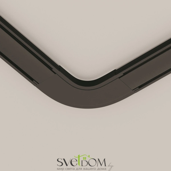 Конектор питания полукруглый Radity черный TRA084CR-11B