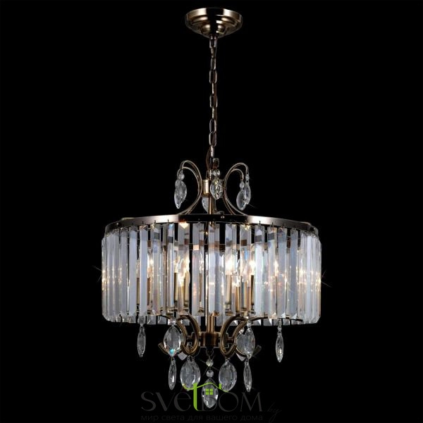 Citilux Инга CL335163 Люстра подвесная хрустальная Бронза