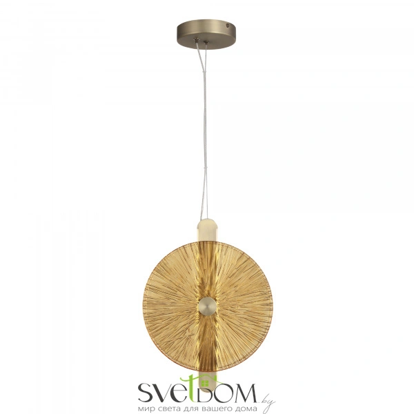 SL6141.313.01 Светильник подвесной ST-Luce бронза/янтарь LED 1*11W 4000K WASI