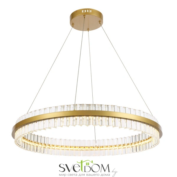 SL383.223.01 Светильник подвесной ST-Luce Матовое золото/Прозрачный LED 1*60W 3000K CHERIO