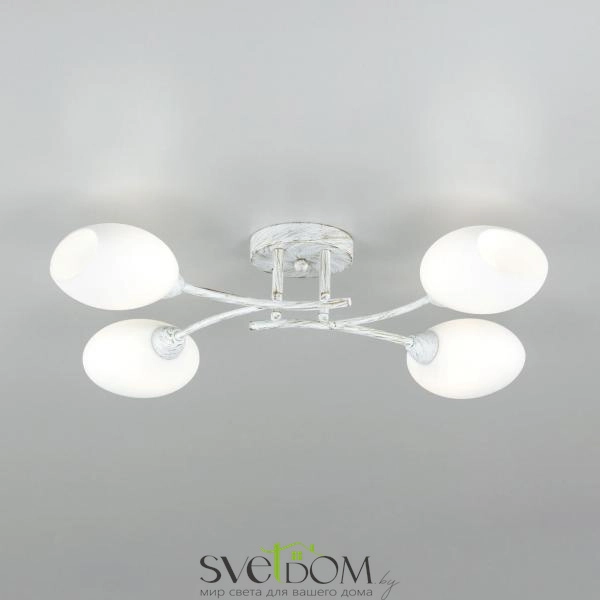 Citilux Флорида CL148140 Люстра потолочная Белая с патиной