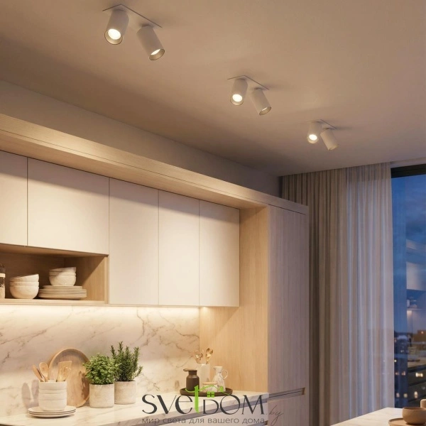 CITILUX CL512D20 AXEL Белый Св-к Спот Встр. 2-ламп.