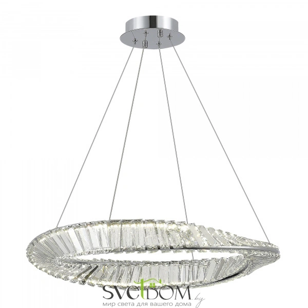 SL6204.101.01 Светильник подвесной ST-Luce Хром/Прозрачный LED 1*32W 4000K RITORTO