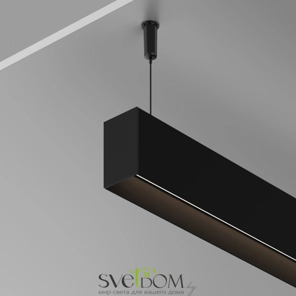 Алюминиевый профиль накладной-подвесной 35x51 (Черный, 2 м), ALM-3551-B-2M 633011