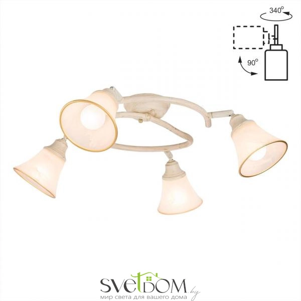 Citilux Прованс CL511144 Спот поворотный Белый с патиной