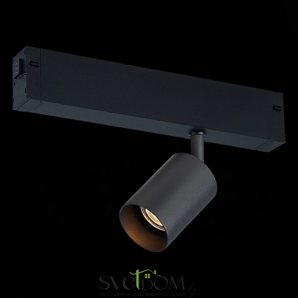 ST505.406.01 Св-к трек. Черный GU10 1*50W  IP20 L82xW70xH172 180-240V Без ламп SKYLINE 220