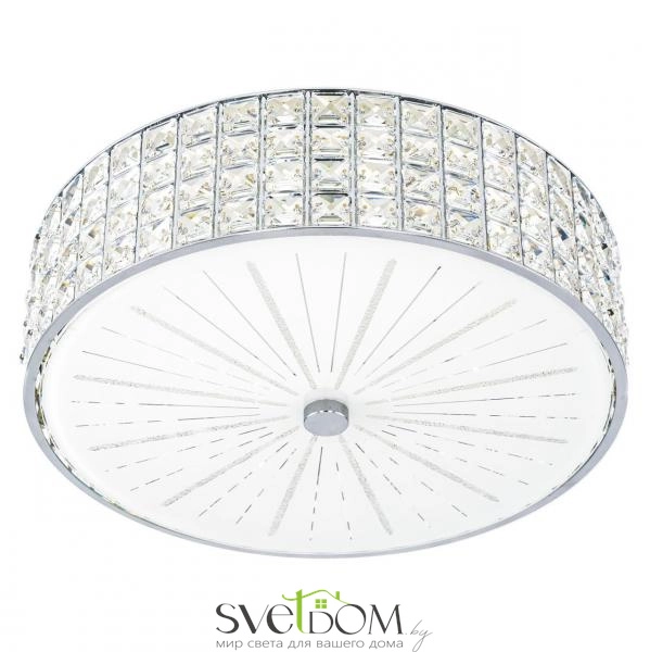 Citilux Портал CL32415G1 LED RGB Люстра хрустальная с пультом Хром