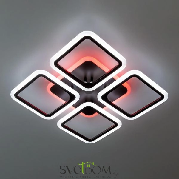 Citilux Марсель Смарт CL232A145E RGB Умная люстра Чёрная