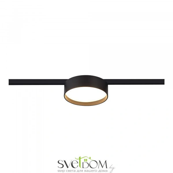 ST670.436.12 Магнитный трековый светильник Черный LED 1*12W 3000K 500Lm Ra>80 100° IP20 D113xH34 24V SUPER5