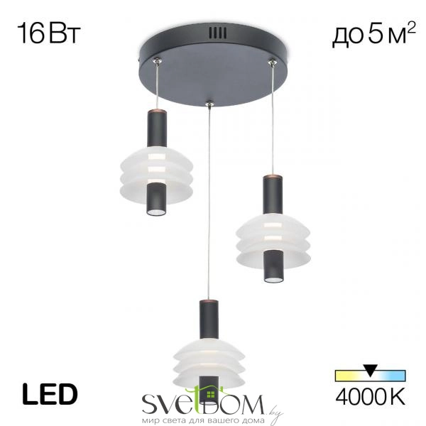 Citilux Майя CL202031 Подвесной светильник Черный