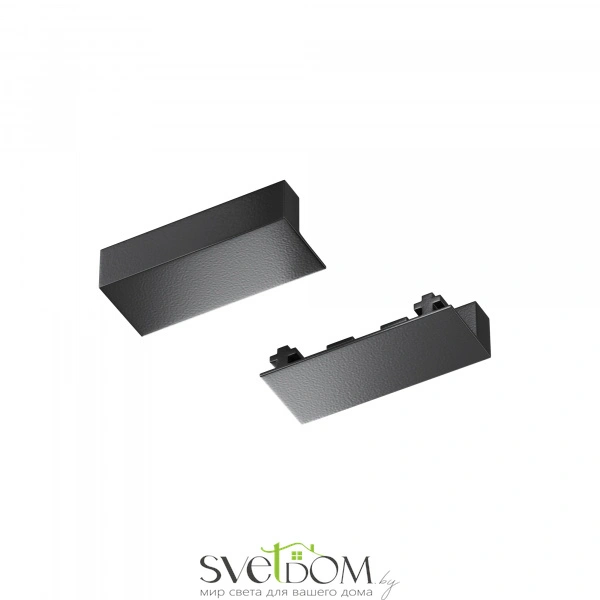 Комплект монтажный с заглушками Radity 2 штуки, черный TRA084EC-112B