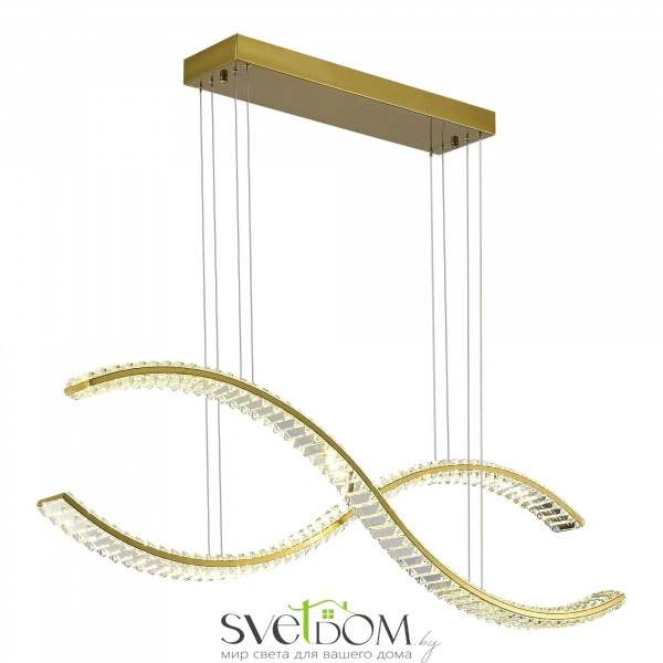 SL6206.303.50 Светильник подвесной ST-Luce Латунь/Прозрачный LED 1*50W 3000K ACENO