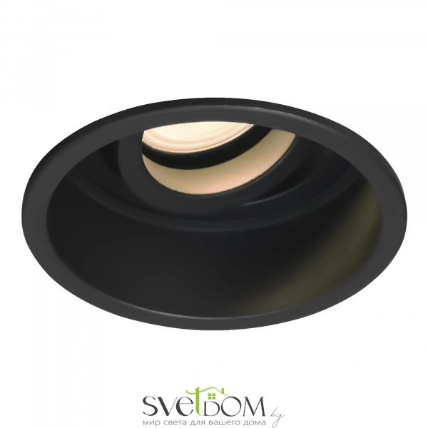 ST261.408.01 Св-к встр. Черный GU10 1*50W IP20 D91,5xH5,2 220V Без ламп Встраиваемые светильники