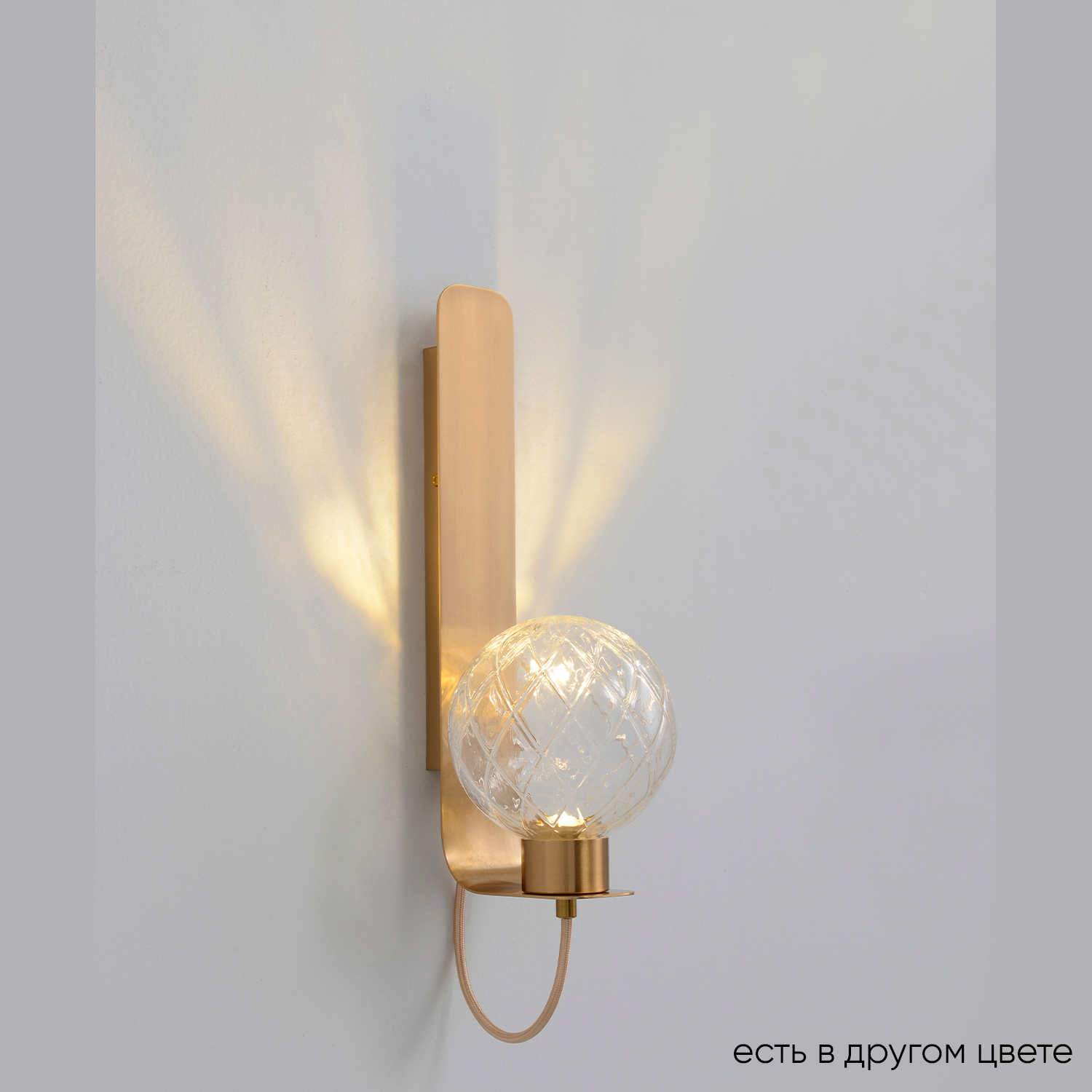 Crystal Lux Бра Crystal Lux BELLA AP1 BRASS Crystal Lux