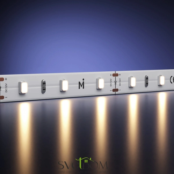 Светодиодная лента Ultra 12В 2835 4,8Вт/м 3000К 5м IP 20 201002