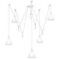 Lightstar 761056 Люстра ACROBATA 5х40W E14 БЕЛЫЙ