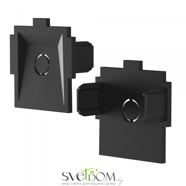 Комплект заглушек к встраиваемому шинопроводу Radity 2шт TRA084EC-12B